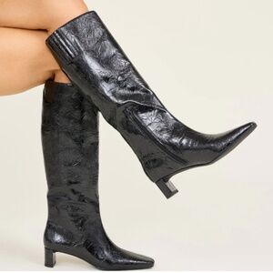 Katy Perry Collections The Wandering Wrinkle Patent boots black - 11